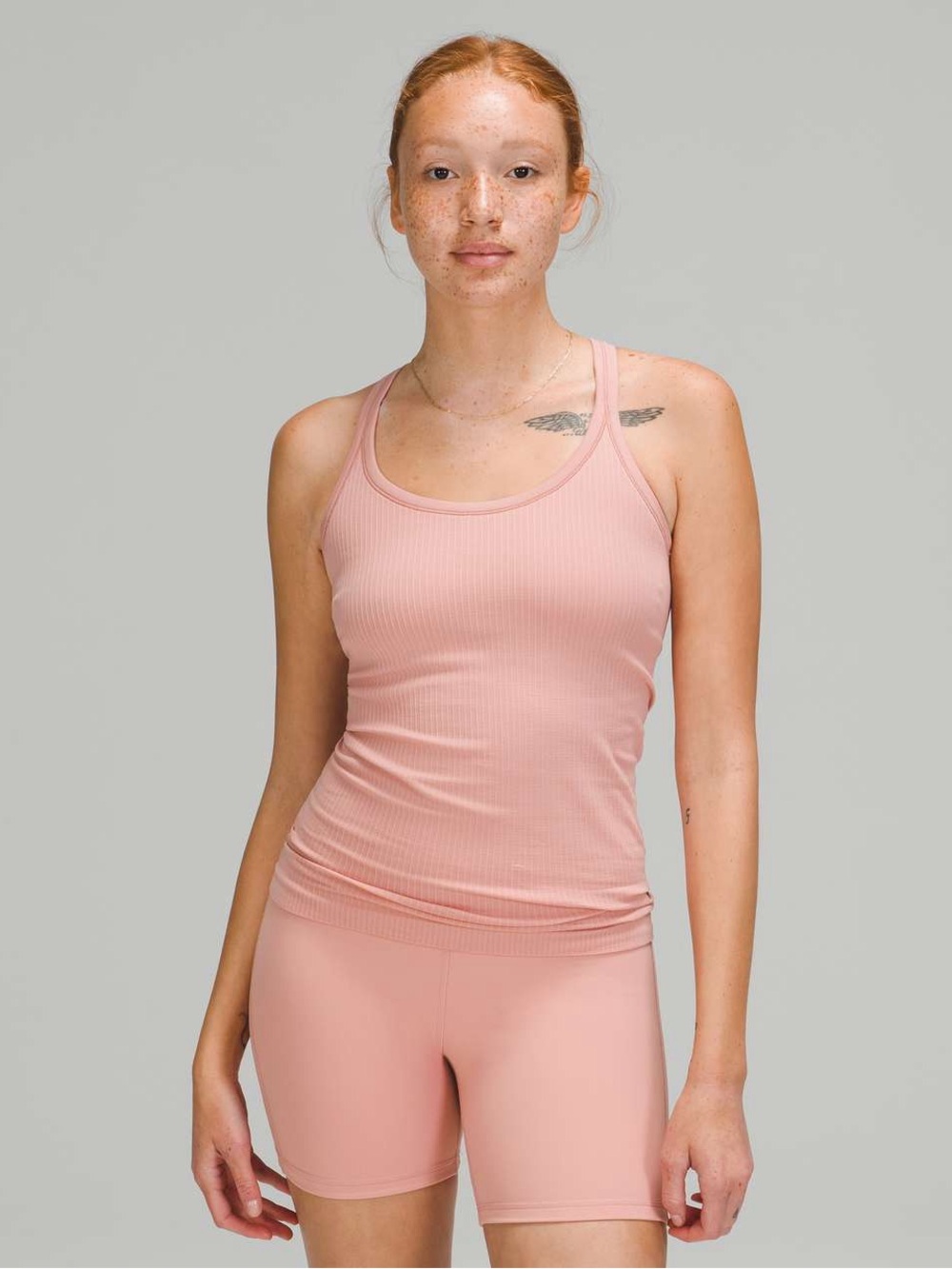 lululemon Ebb to Street Tank - Pink Puff